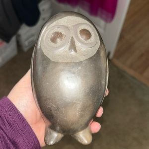 Black‎ Owl Figurine Tonala Mexican pottery